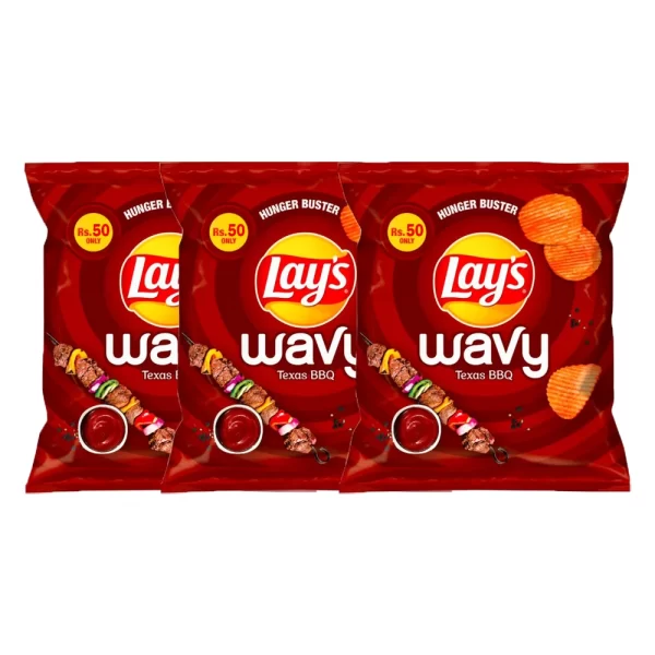 Lay's Wavy Texas BBQ 30g (Pack of 3)