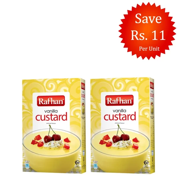 Rafhan Vanilla Custard 275g (Pack of 2)