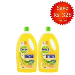 Dettol Multi Surface Cleaner 1 Litre (Pack of 2)