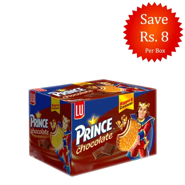 Prince Chocolate Biscuits 57g Snack Pack (Pack of 6)