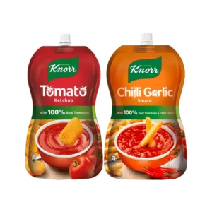 Knorr 800g Sauce Variety Pack (Tomato Ketchup + Chilli Garlic Sauce)