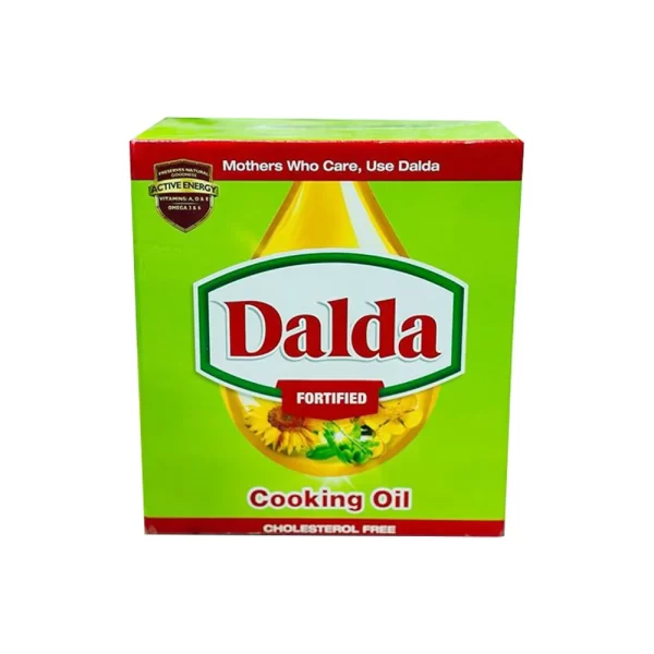 Dalda Fortified Cooking Oil 1L Pouch (Pack of 5)