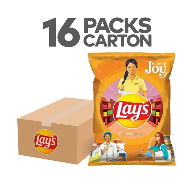 Lay's French Cheese 45g Carton (Pack of 16)