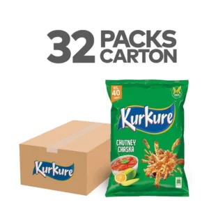 Kurkure Chutney Chaska 34g Carton (Pack of 32)