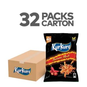 Kurkure Toofani Mirch 34g Carton (Pack of 32)