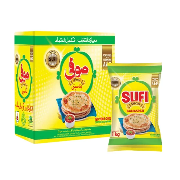 Sufi Special Banaspati Ghee 1L Pouch (Pack of 5)