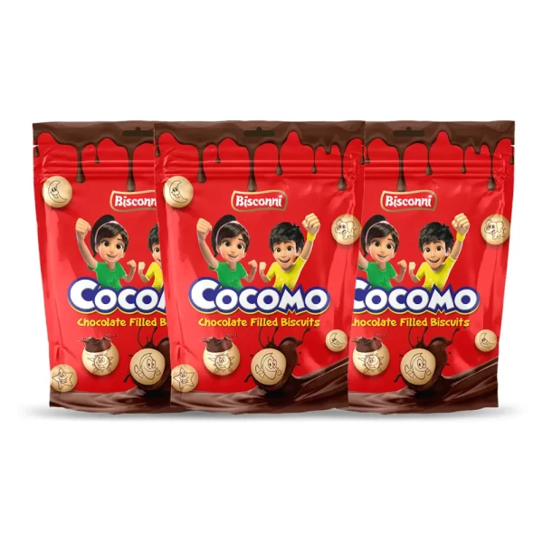 Bisconni Cocomo Triple Chocolate 79.2g (Pack of 3)