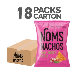 NOMS Nachos Thai Sweet Chilli 64g (Pack of 18)
