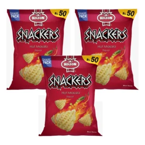 Kolson Snackers Hot Masala 34g (Pack of 3)