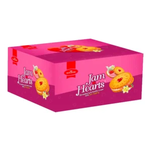 Kolson Jam Heart Strawberry Biscuit (Pack of 12)
